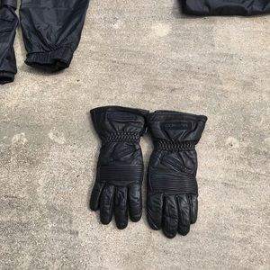 Motorcycle Gloves and rain pants